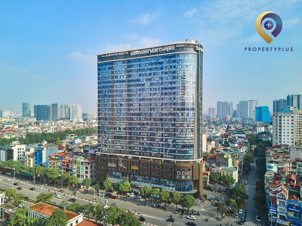 Toàn cảnh tòa nhà Eurowindow Multi Complex tại Quận Cầu Giấy, Hà Nội - hình ảnh từ Property Plus